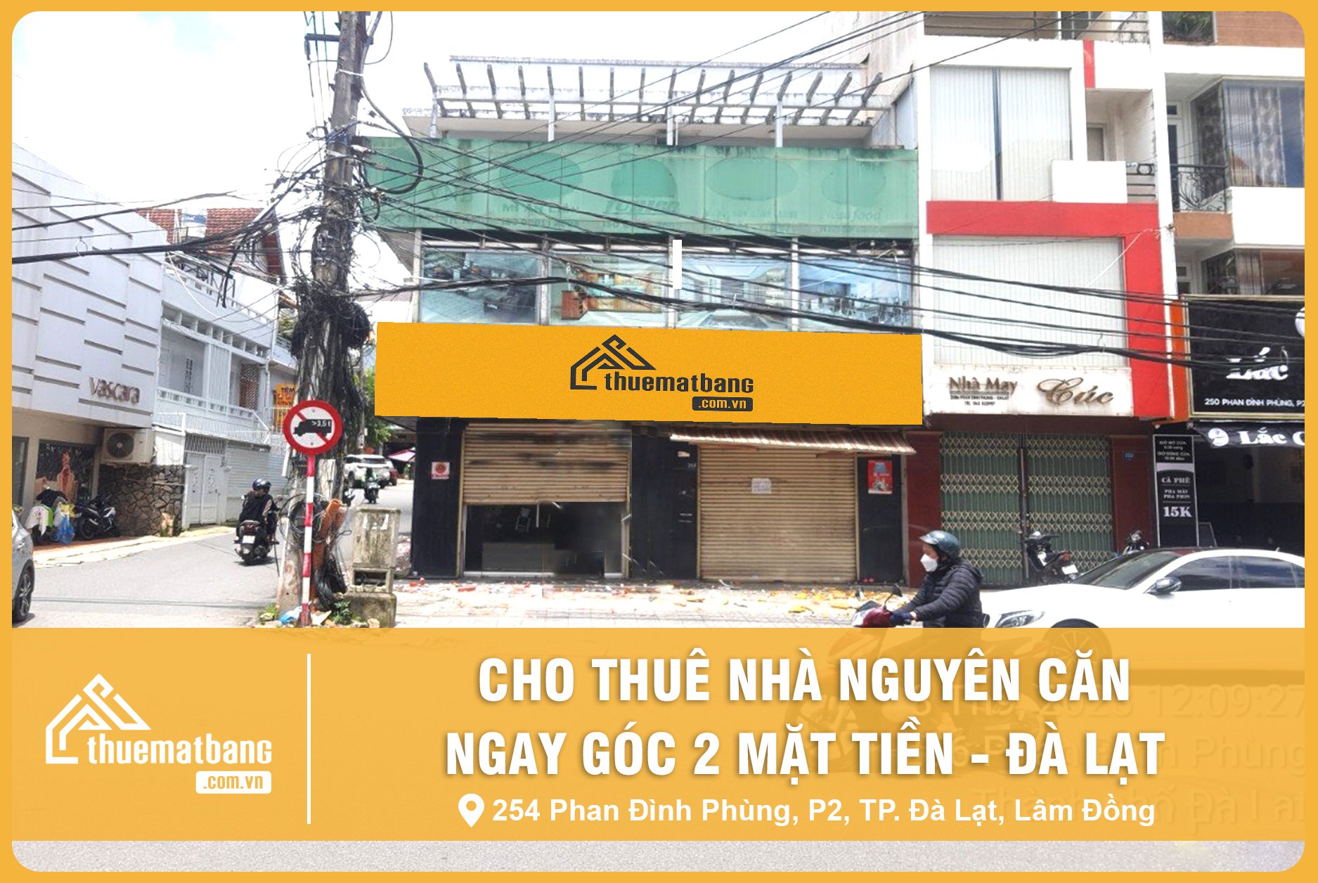 CHO THUÊ MẶT TIỀN KINH DOANH TẠI ĐÀ LẠT