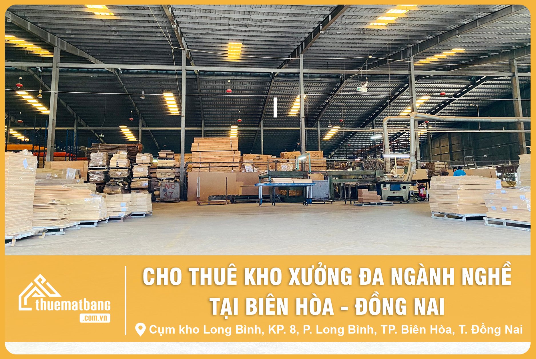 CHO THUÊ XƯỞNG TẠI ĐỒNG NAI VÀ CẦN THƠ